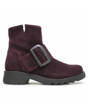 Fly London Rily 991 Buckle Ankle Boots - Brown