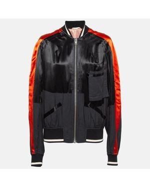Haider Ackermann Satin Bomber Jacket - Black