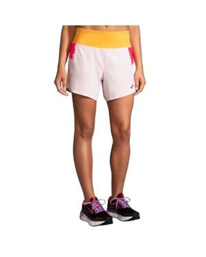 Brooks Chaser 5" Shorts - Pink