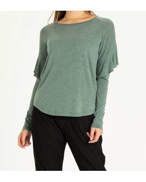 Another Love Tanya Long Sleeve Top - Green