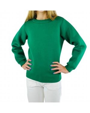 Compañía Fantástica Girl's Neoprene Sweatshirt - Green