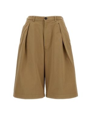 Barena Mid-Thigh Tailored Shorts With Classic Fit - Natural
