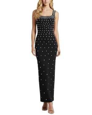 CAMILA BLANCO Printed Maxi Dress - Black