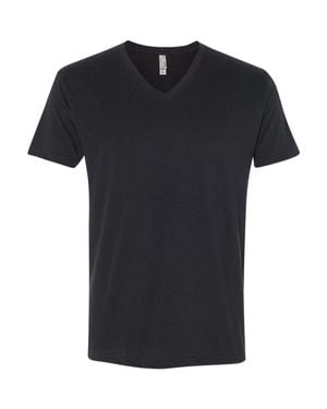 Next Level Sueded V-Neck T-Shirt - Black
