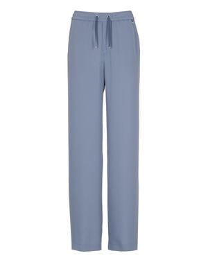 Herno Light Satin Pants - Blue