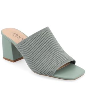 Journee Collection Apos;S Lorenna Medium And Wide Width Dress Sandals - Gray