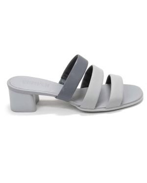 Camper Katie Heel Mule Sandals - Gray
