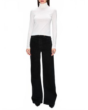 RE/DONE 70S Ultra High Rise Wide Leg Jeans - White