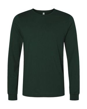 Bella Canvas Jersey Long Sleeve Tee - Green