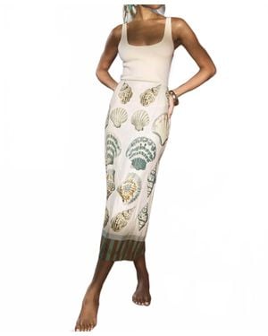 Hunter Bell Lynne Midi Skirt - Metallic