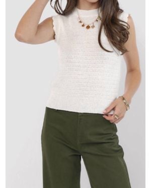 Sadie & Sage Sweater Vest Tank - Green