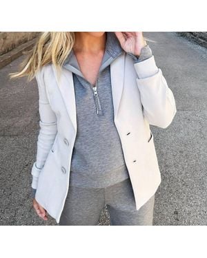 Thrive Societe Luxe Sports Blazer - Blue