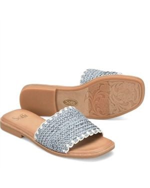 Söfft Elsa Slide Sandal - Blue