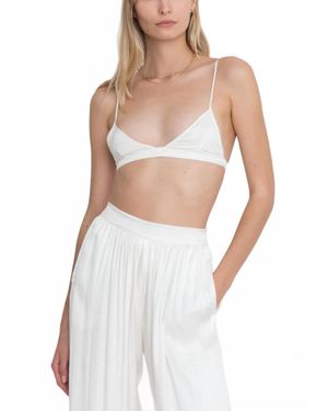 TROIS Moss Bra - White