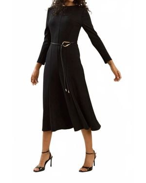Maggy London Elea Long Sleeve Dress - Black