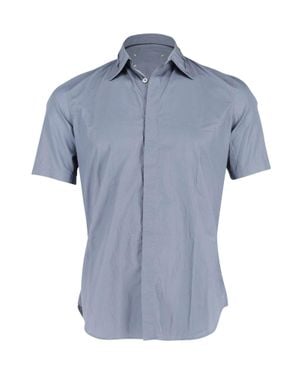 Maison Margiela Short Sleeve Shirt - Blue