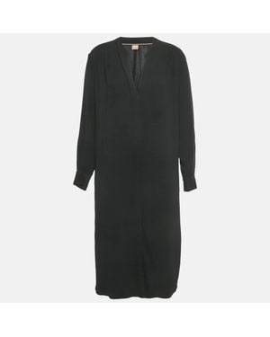 BOSS Crepe Short Dress - Black