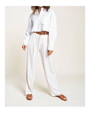 Oliver Logan The Evanston Trouser - White