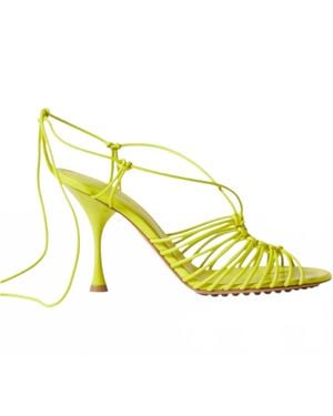 Carrano Lace Up Dress Sandals - Yellow