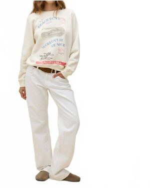Daydreamer Beach Boys Wouldn'T It Be Nice Vintage Raglan Sweatshirt - White