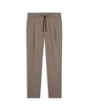 HUGO Melange Slim-Fit Pants - Brown