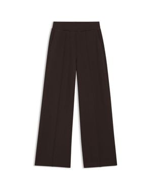 BOSS Wide-Leg Relaxed-Fit Pants With Double B Logo - Gray