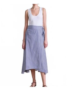 Apiece Apart Marsala Asymmetrical Skirt - Purple