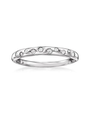 RS Pure By Ross-Simons Diamond Dotted Ring - White