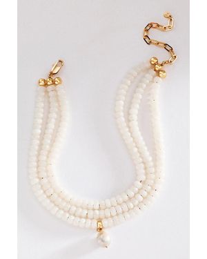 Ettika Marina Layers Necklace - White