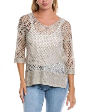 Joseph Ribkoff Knit Top - Gray