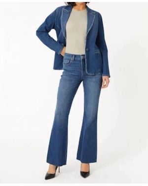 Level 99 Claudia Flare Jeans - Blue