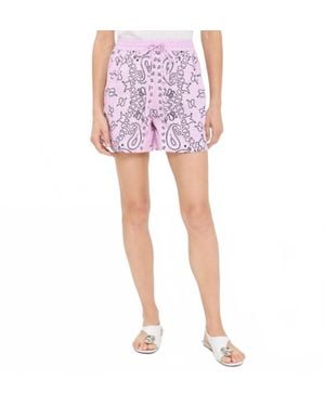 Essentiel Antwerp Hissels High Waist Shorts - Pink