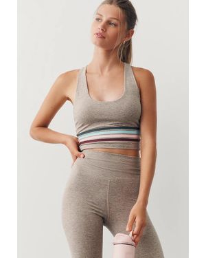 Beach Riot Yara Crop Top - Gray
