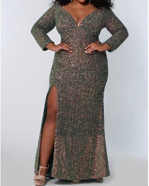 Johnathan Kayne Prom Dress - Brown