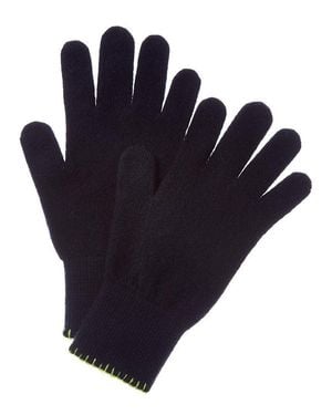 Brodie Cashmere Whipstitch Cashmere Gloves - Blue