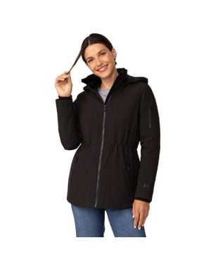 Free Country Thermo Super Softshell Zip Up Jacket - Black