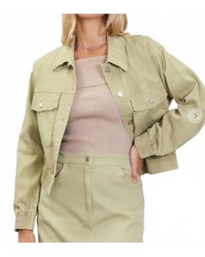 Skies Are Blue Sweet Pea Jacket - Green