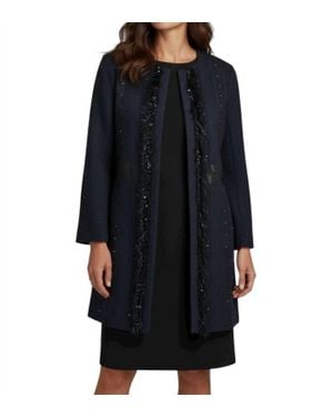 Talbot Runhof Sparkle Tassel Jacket - Black