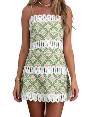 Sundayup Gretchen Mini Dress - Green