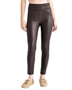 Splendid Vegan Leather Legging - Gray