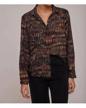 Bella Dahl City Lights Hipster Shirt - Black