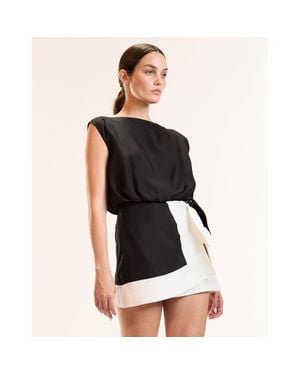 Cynthia Rowley Domino Dress - Black