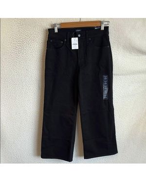 J.Crew Wide Leg Crop Jeans - Blue