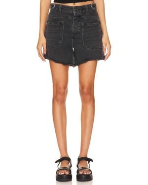 Free People Palmer Slouchy Short - Black
