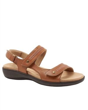 Trotters Venice Leather Sandal - Brown