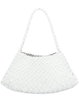 Dragon Diffusion Rosanna Leather Shoulder Bag - White