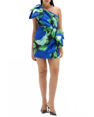 Rachel Gilbert Fauve Mini Dress - Blue