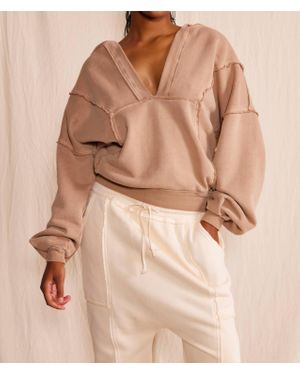 PEOPLE OF LEISURE Ryanne Sweatshirt - Natural