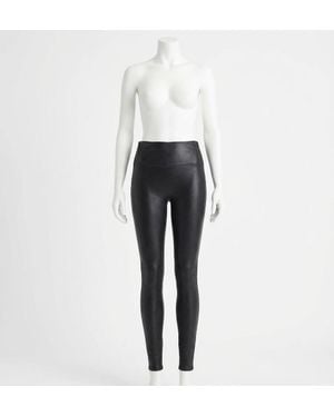 Spanx Faux Leather Leggings - Gray