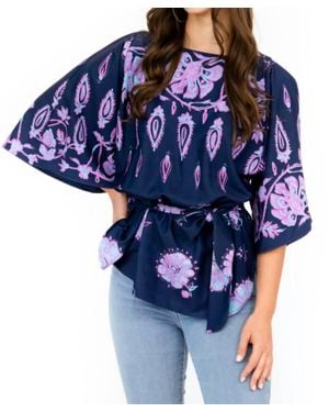 Eva Franco Sivan Top - Blue